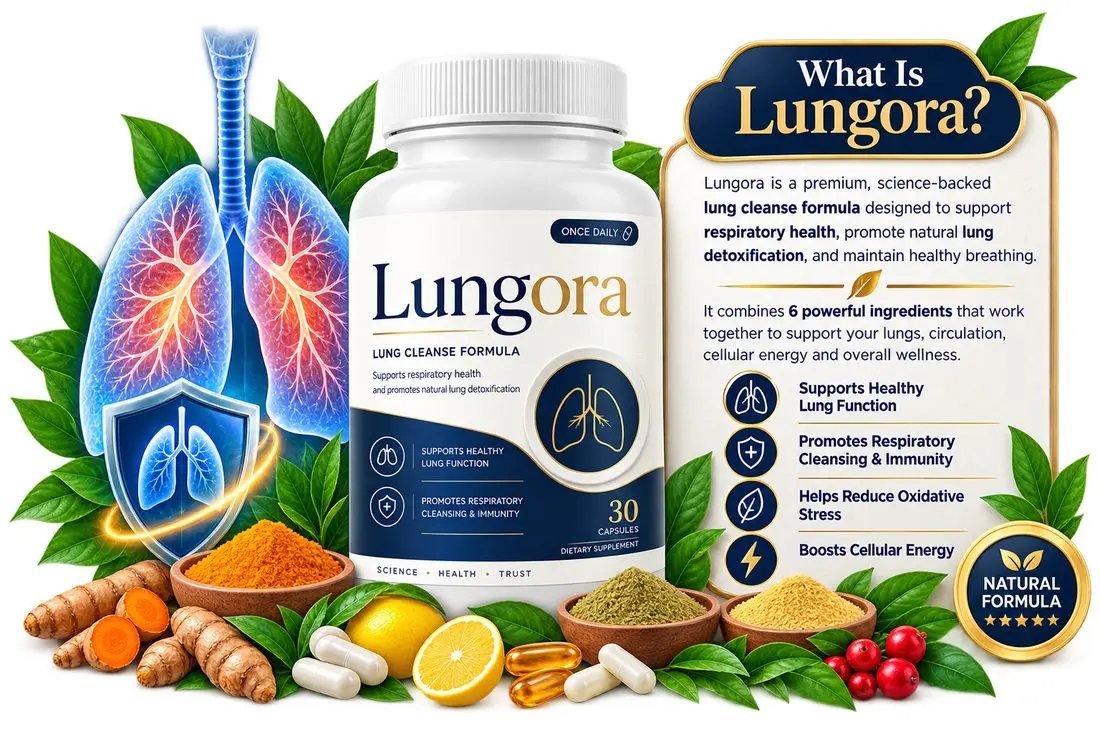 Lungora dietary supplement for adults over 50 and everyday wellness support